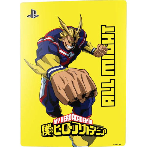 My Hero Academia All Might Season 5 PS5 Digital Edition Console Skin